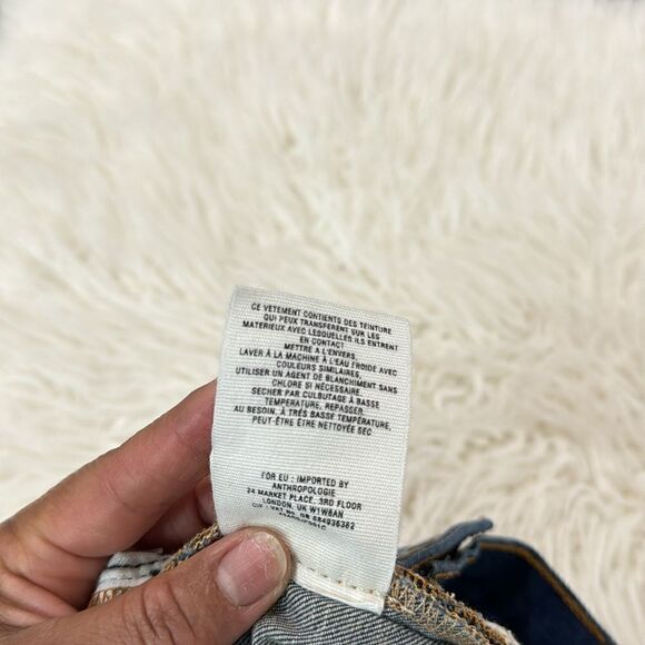 ANTHROPOLOGIE PILCRO FIT SERIF BLUE JEANS SIZE 28 - Picture 12 of 15